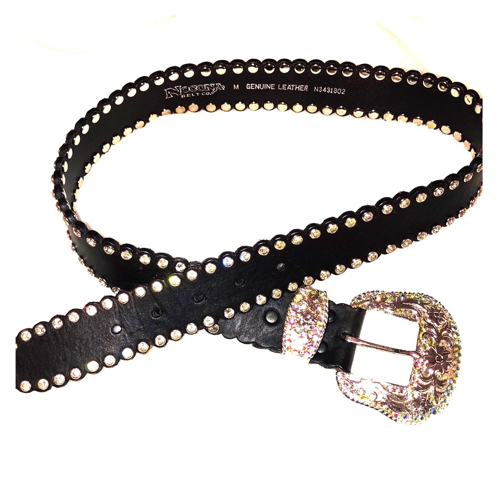 ❤️NOCONA black leather belt